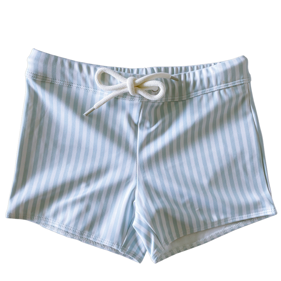 Boys swim short - classic stripe